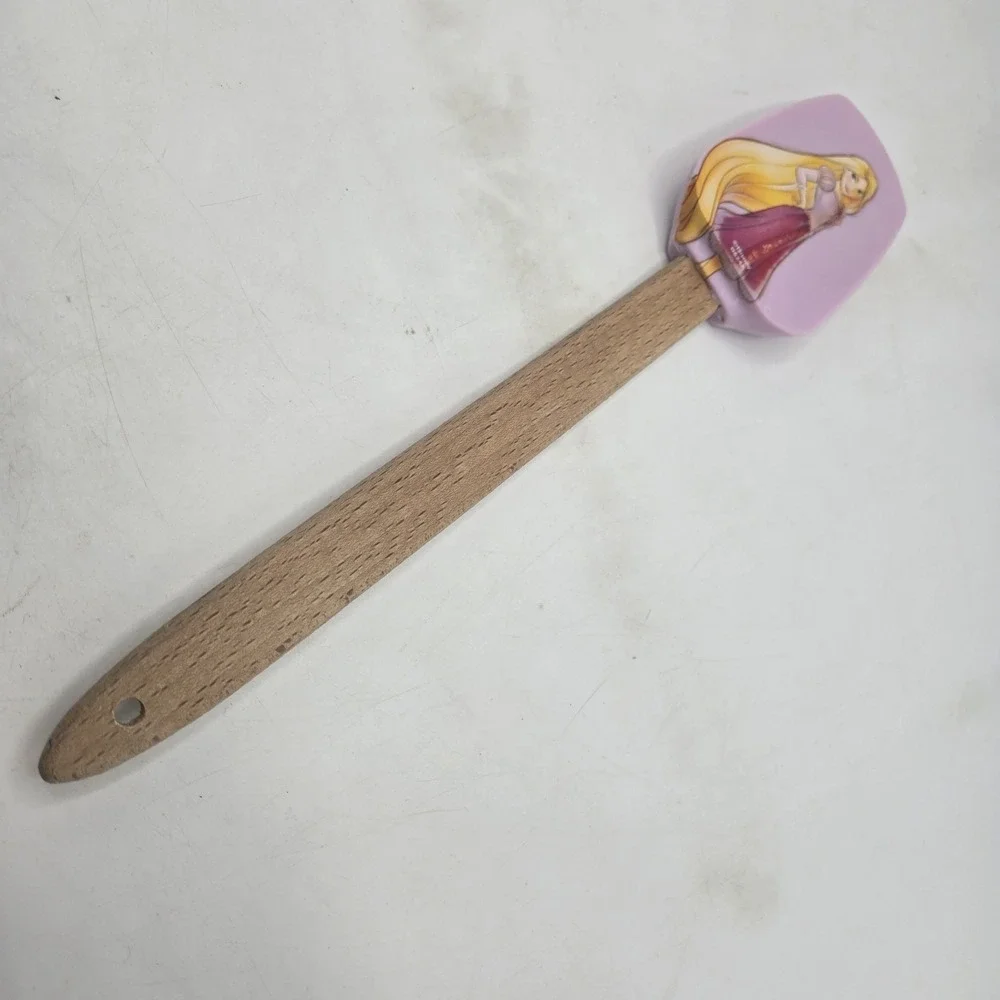 Disney Rapunzel silicone spatula with wooden handle